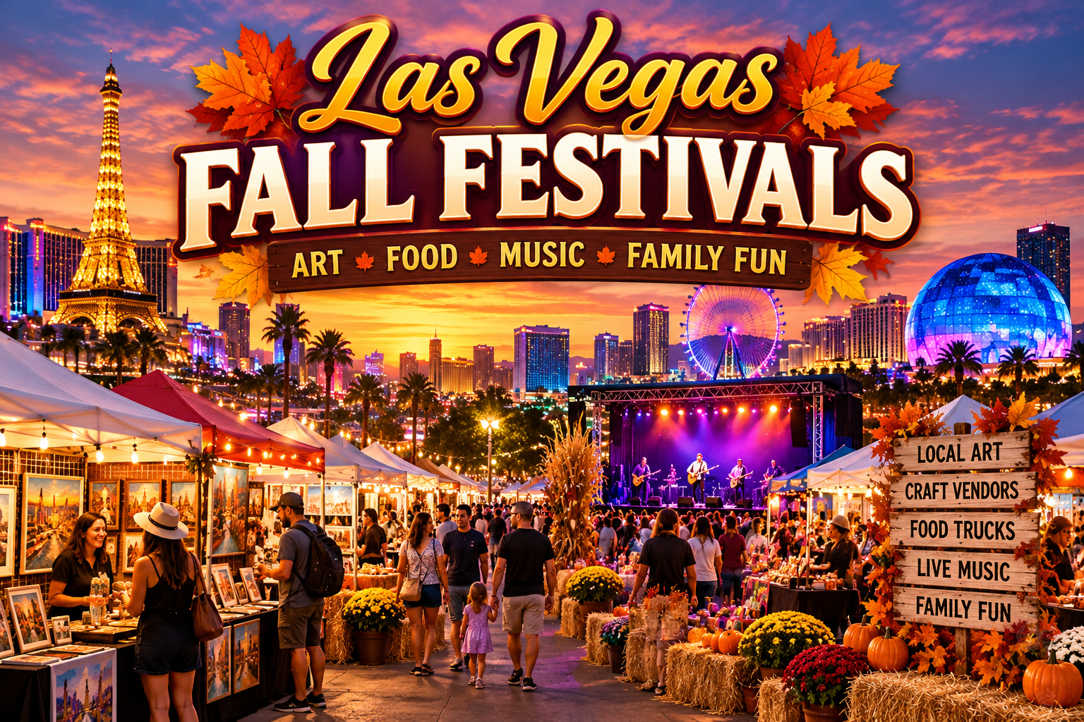 Free things to do in Las Vegas featuring the Bellagio fountains, Fremont Street lights, colorful gardens and downtown attractions.